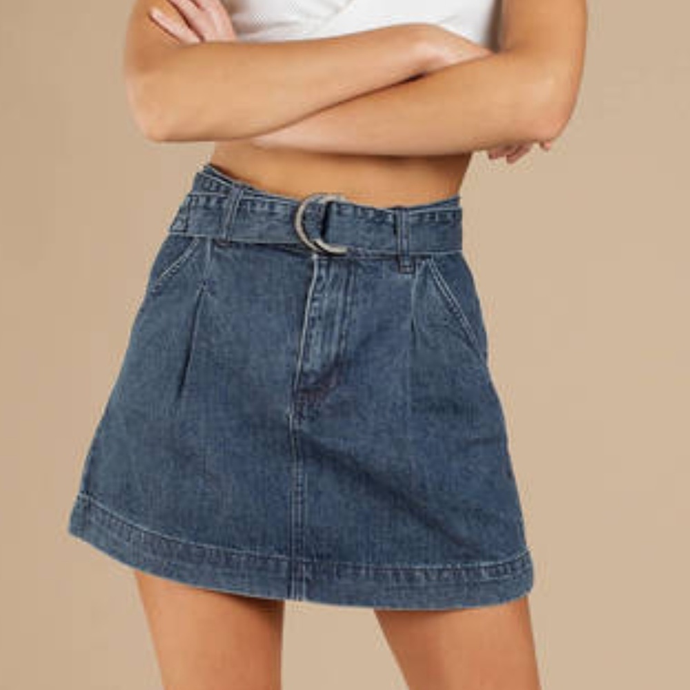 Free People Jade Belted Skirt